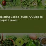 Exploring Exotic Fruits: A Guide to Unique Flavors