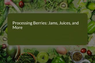 Processing Berries: Jams, Juices, and More