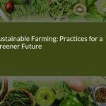 Sustainable Farming: Practices for a Greener Future