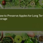 The Ultimate Guide to Preserving Apples for Long-Term Storage