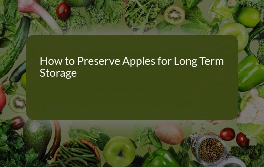 The Ultimate Guide to Preserving Apples for Long-Term Storage