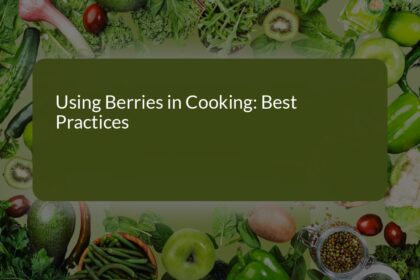 Mastering the Art of Cooking with Berries: Best Practices and Recipes