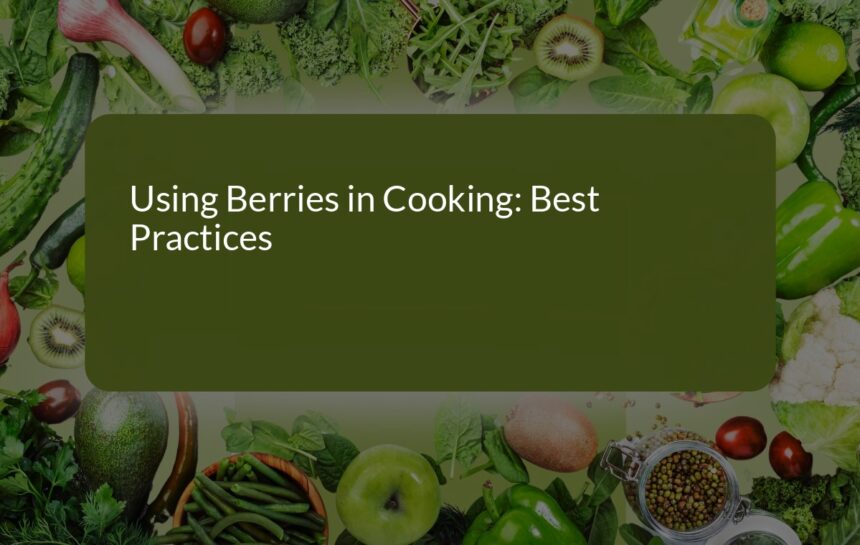 Mastering the Art of Cooking with Berries: Best Practices and Recipes