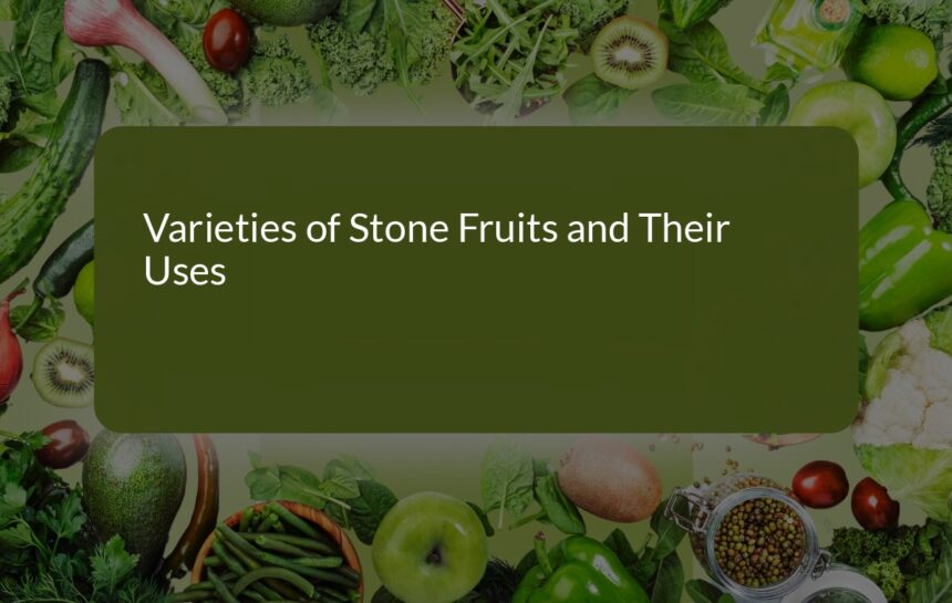 Exploring the Varieties and Uses of Stone Fruits: A Comprehensive Guide